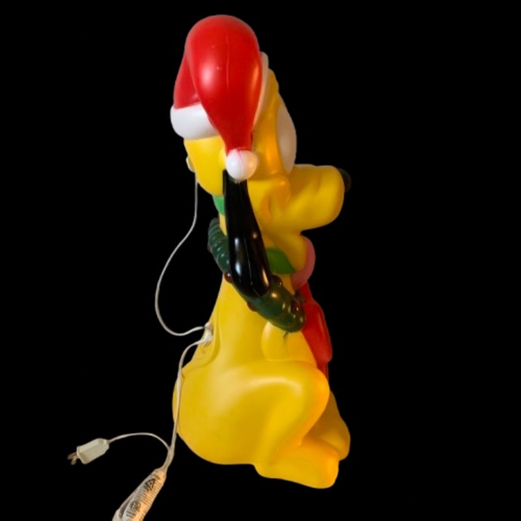 NWT. DISNEY Pluto with Santa Hat 24” Blowmold - Picture 2 of 4